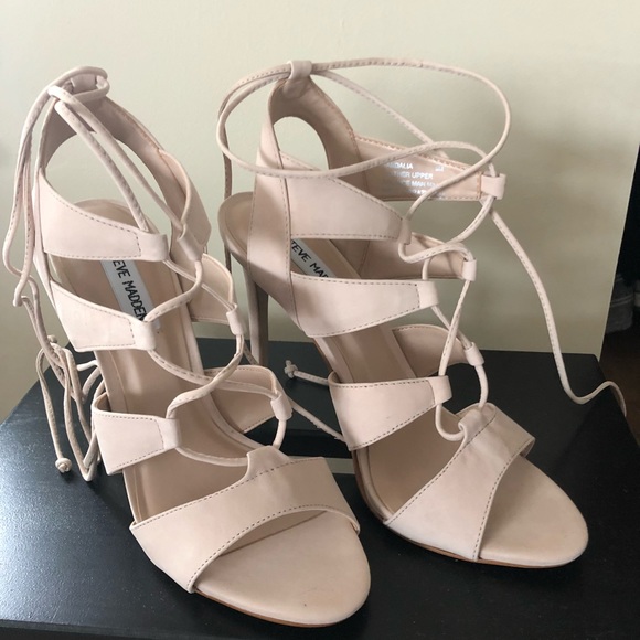 Steve Madden 9M never worn blush nubek heel - Picture 2 of 5
